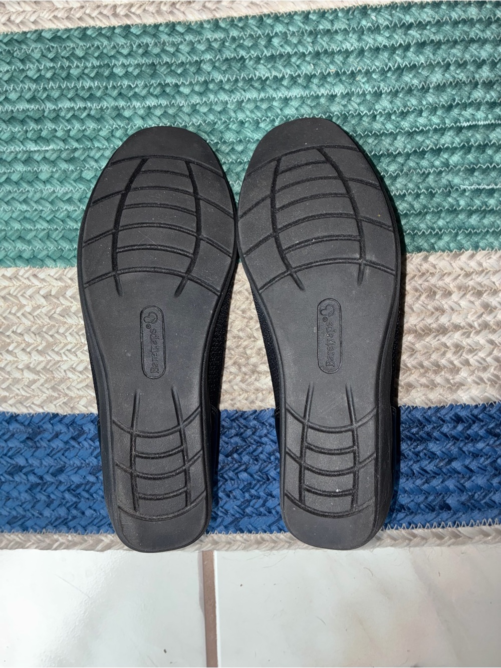 BareTraps Black Knit Slip-On Ballet Flats - Picture 6 of 8